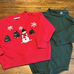 Snowman Sweater Set